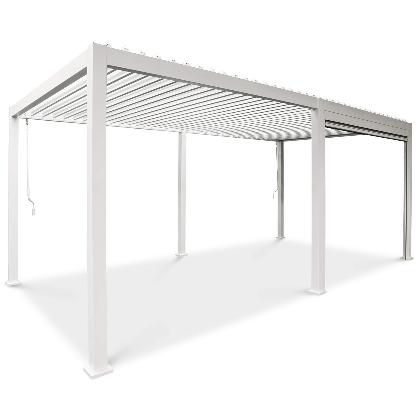 Opuszczana roleta do pergoli Premium White 4m Gutroof (3)