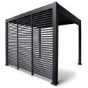Konfiguracja żaluzji w pergoli Premium Anthracite 123,5 cm Gutroof (1)
