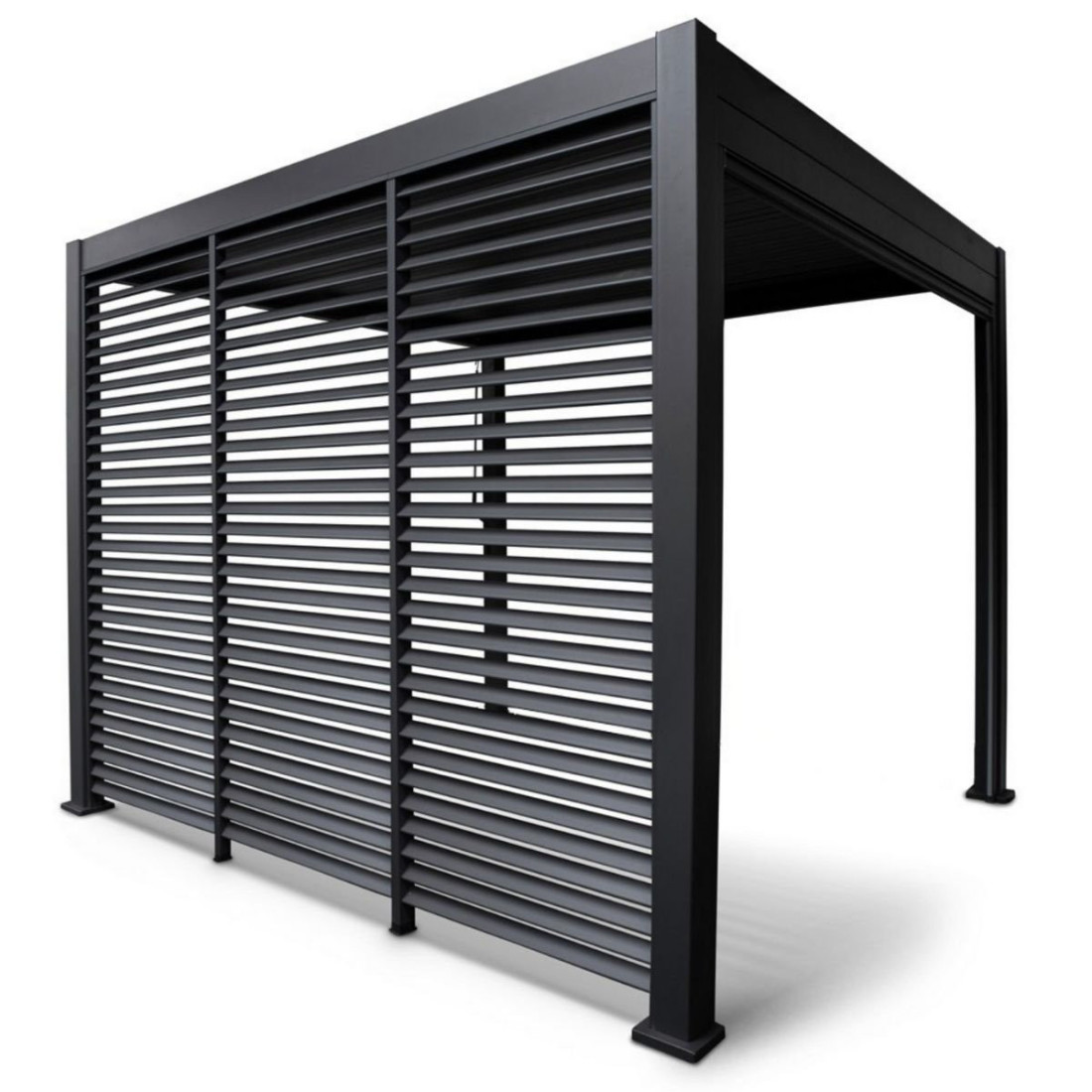 Konfiguracja żaluzji w pergoli Premium Anthracite 123,5 cm Gutroof (1)