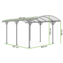 Wiata samochodowa NEVADA 3x4,4m - FocusGarden