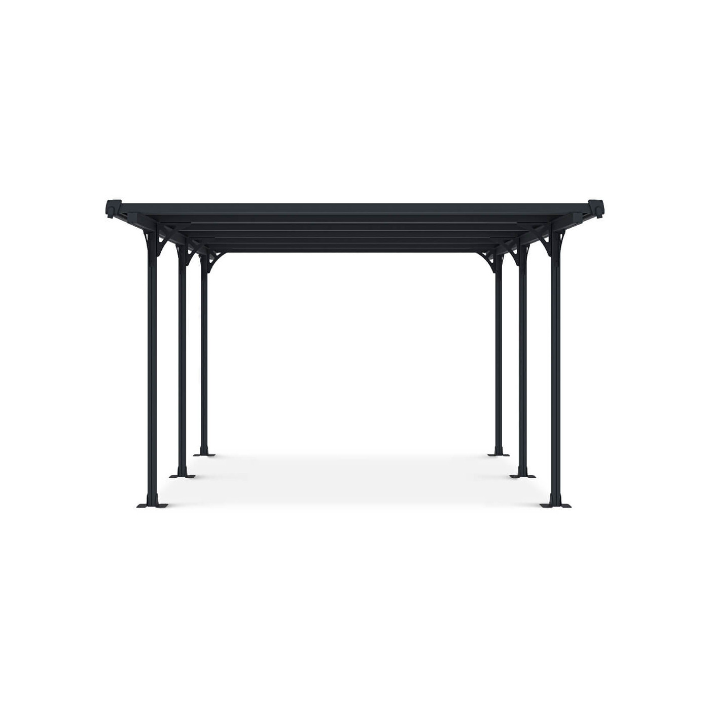 MONTANA - wiata garażowa jednospadowa - 3,1x4,3m