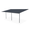 Wiata tarasowa aluminiowa Hardmaister ATLANTA Cold Grey