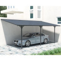 Wiata tarasowa aluminiowa Hardmaister ATLANTA Cold Grey