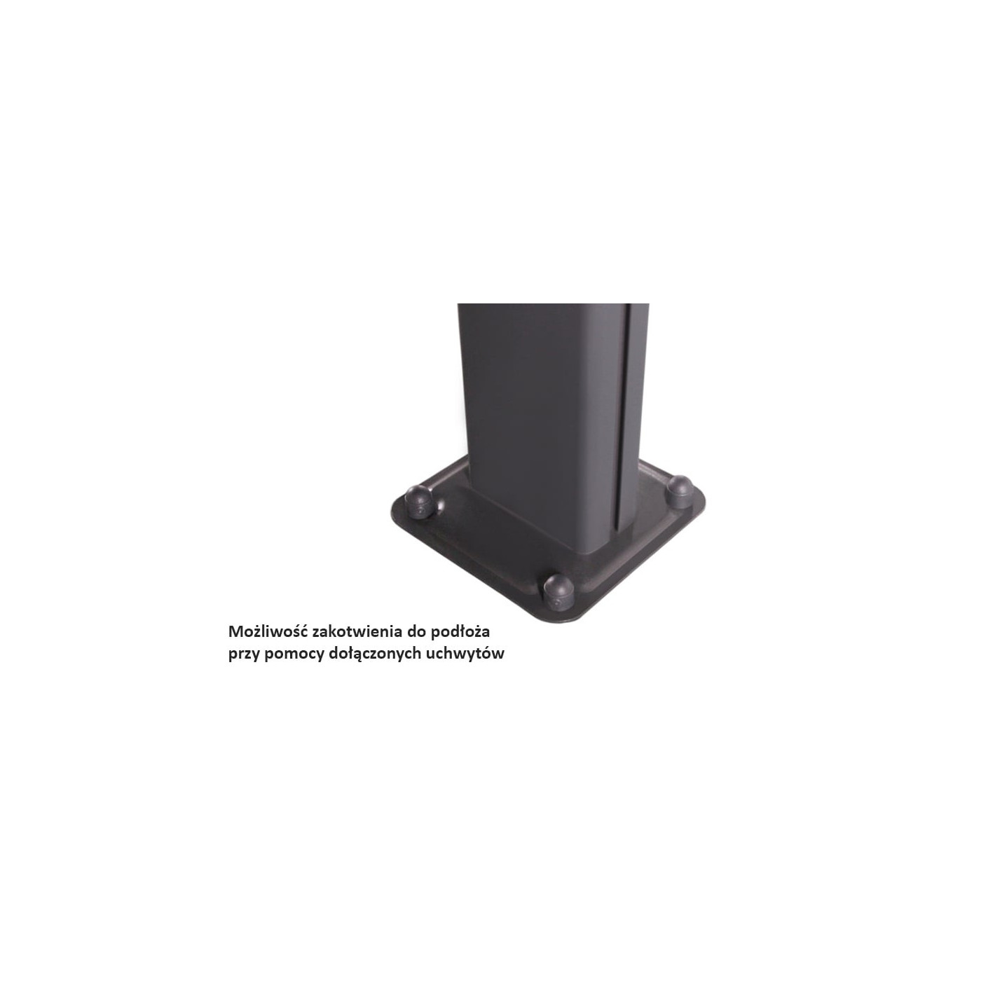 Wiata tarasowa aluminiowa Hardmaister ATLANTA Cold Grey