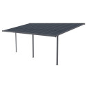 Wiata tarasowa aluminiowa Hardmaister ATLANTA Cold Grey