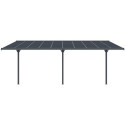 Wiata tarasowa aluminiowa Hardmaister ATLANTA Cold Grey