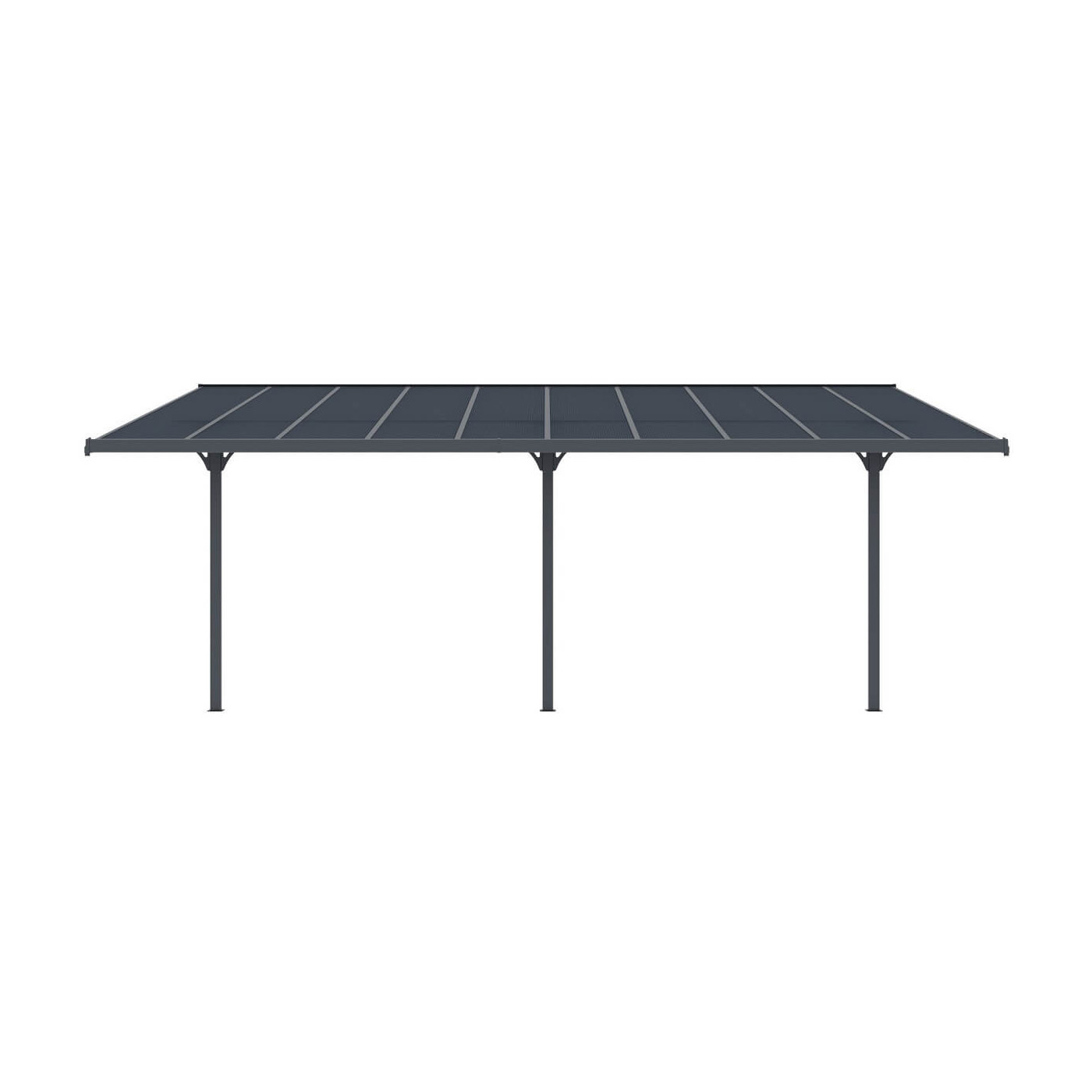 Wiata tarasowa aluminiowa Hardmaister ATLANTA Cold Grey