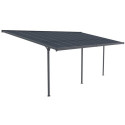 Wiata tarasowa aluminiowa Hardmaister ATLANTA Cold Grey