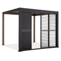 Regulowany panel żaluzjowy do pergoli PREMIUM 3m, anthracite - GUTROOF