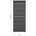 Wymiarowanie Panel żaluzja do pergoli Premium  Anthracite 93cm - Gutroof