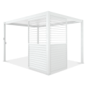 Regulowany panel żaluzjowy do pergoli PREMIUM 3m, white - GUTROOF