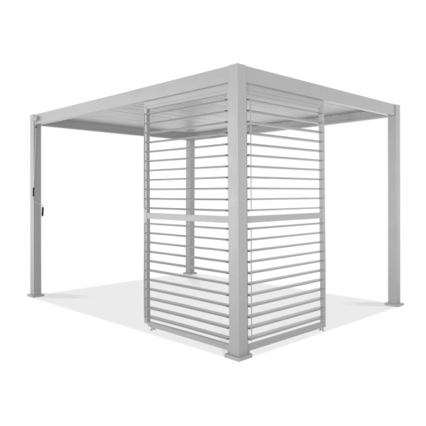 Panel do pergoli PREMIUM 4m white, regulowany - GUTROOF
