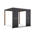 Drzwi przesuwne do pergoli Gutroof PREMIUM 3m, anthracite