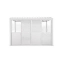 Drzwi przesuwne do pergoli Gutroof PREMIUM 3m, white 