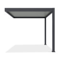 Bok Przyściennej pergoli ELEGANCE WALL 3x3 Anthracite/Light Grey - Gutroof