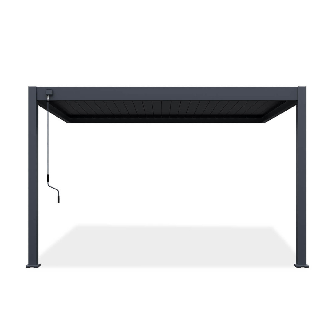 Cechy - przyścienna pergola ELEGANCE WALL 3x4 Anthracite - Gutroof