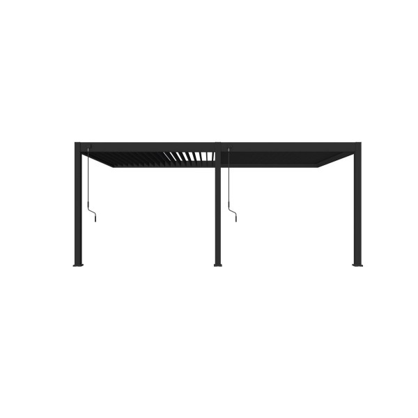 Przyścienna pergola ELEGANCE WALL 3x6 Anthracite - Gutroof