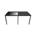 Widok z góry na przyścienną pergolę ELEGANCE WALL 3x6