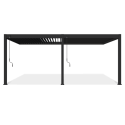 Pergola ELEGANCE WALL w rozmiarze 3x6 w kolorze antracytowym
