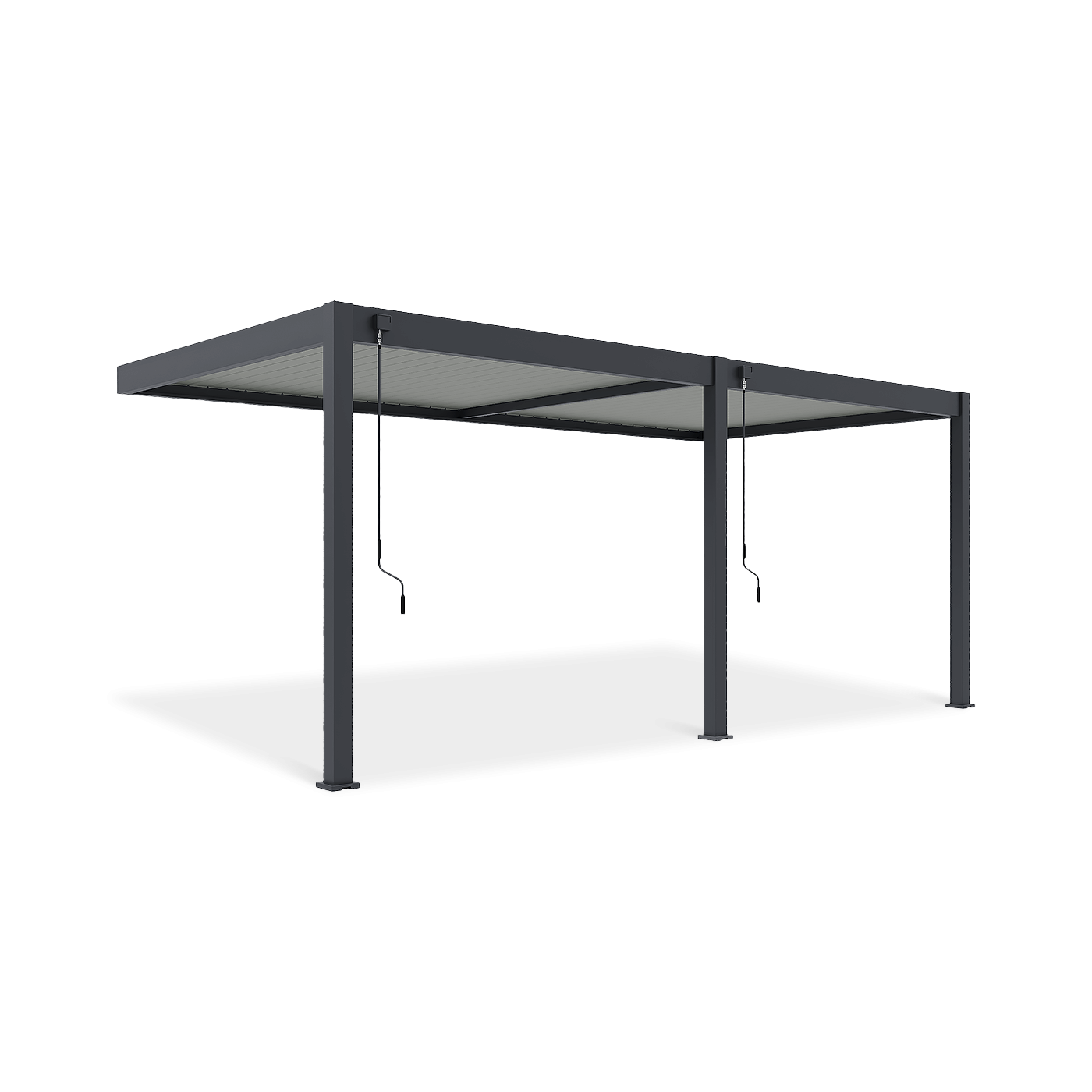Cechy przyściennej pergoli elegance wall 3x6 anthracite/light grey