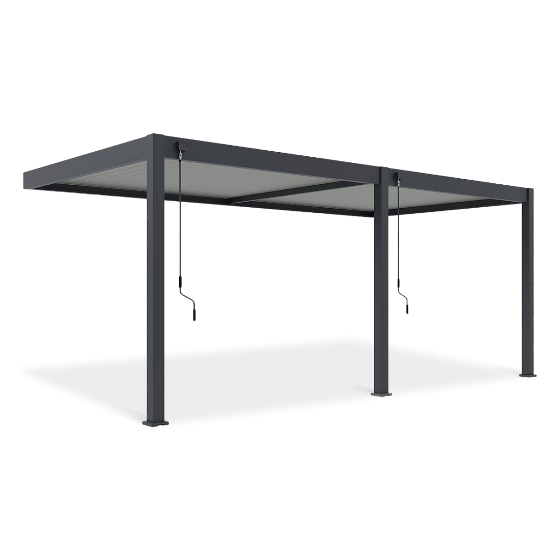 Cechy przyściennej pergoli elegance wall 3x6 anthracite/light grey