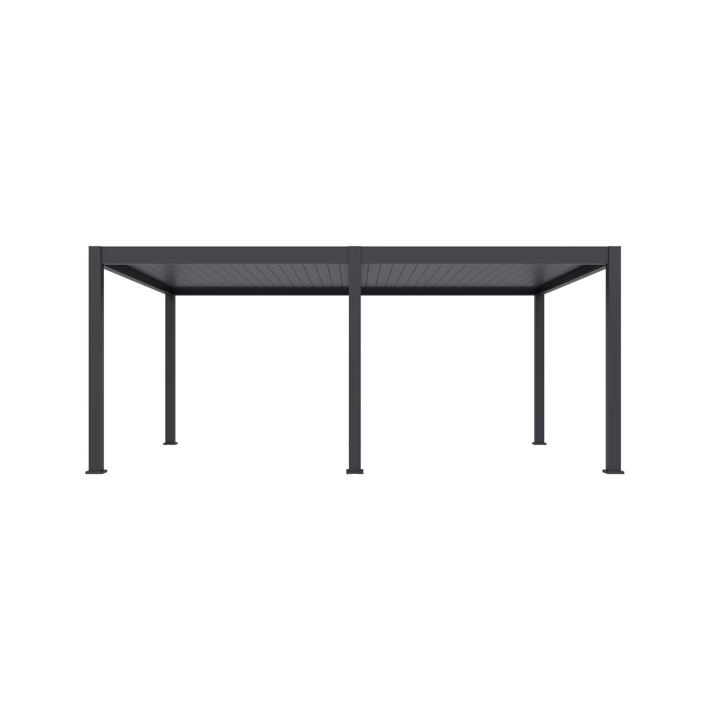 Pergola elektryczna tarasowa DELUE PRO AUTOMATIC 4x6 z oświetleniem LED 