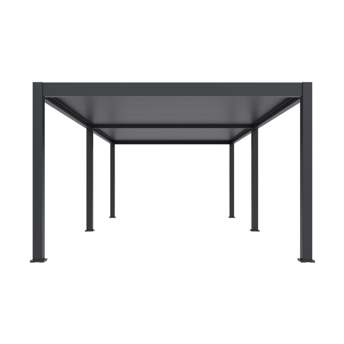 Pergola elektryczna 4x8 Gutroof DELUXE PRO LED Anthracite