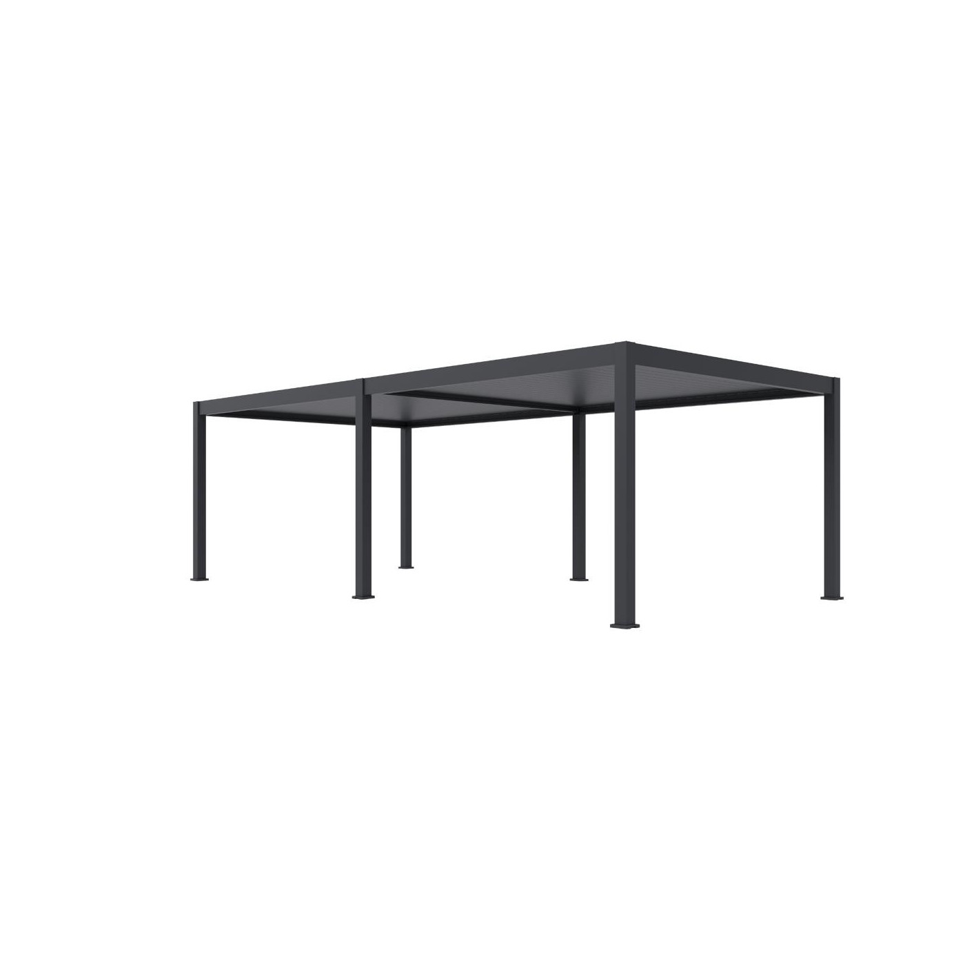 Pergola elektryczna 4x8 Gutroof DELUXE PRO LED Anthracite