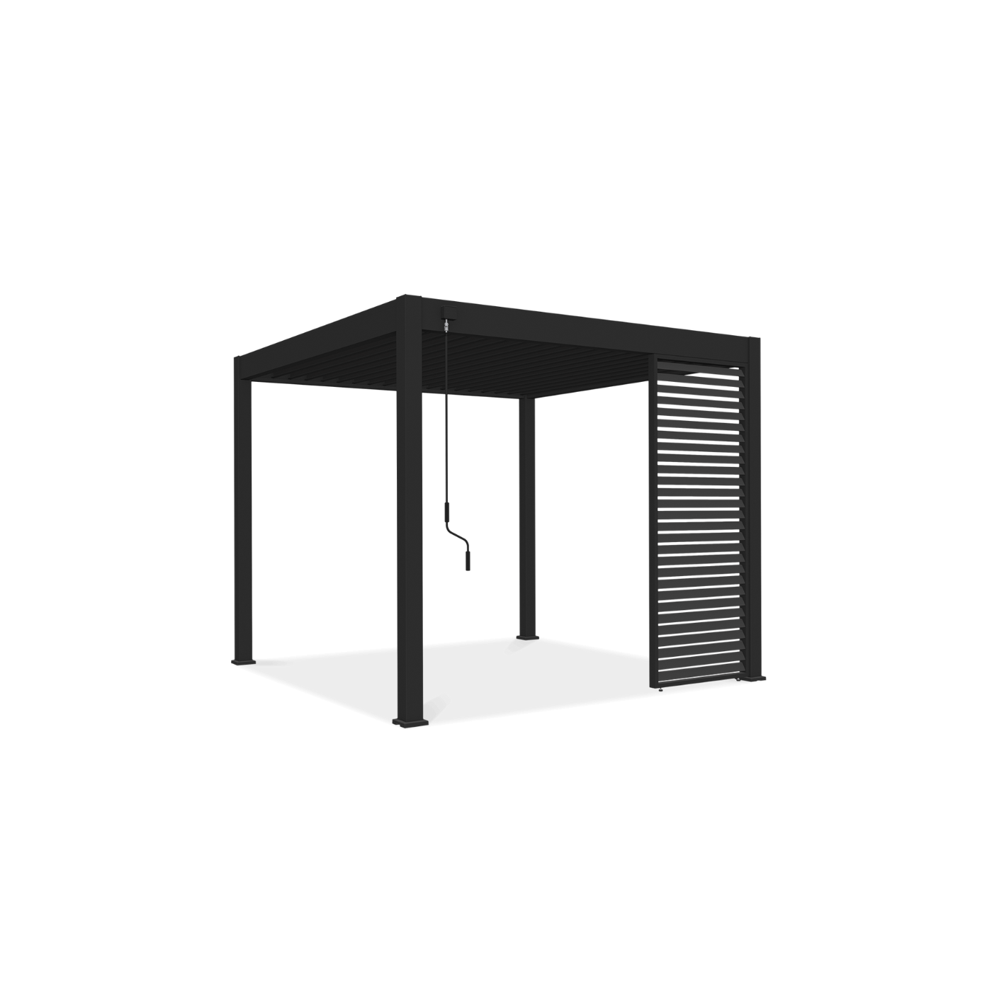 Panel żaluzjowy poziomy do pergoli ELEGANCE/DELUXE/FUSION 1 m Anthracite - Gutroof