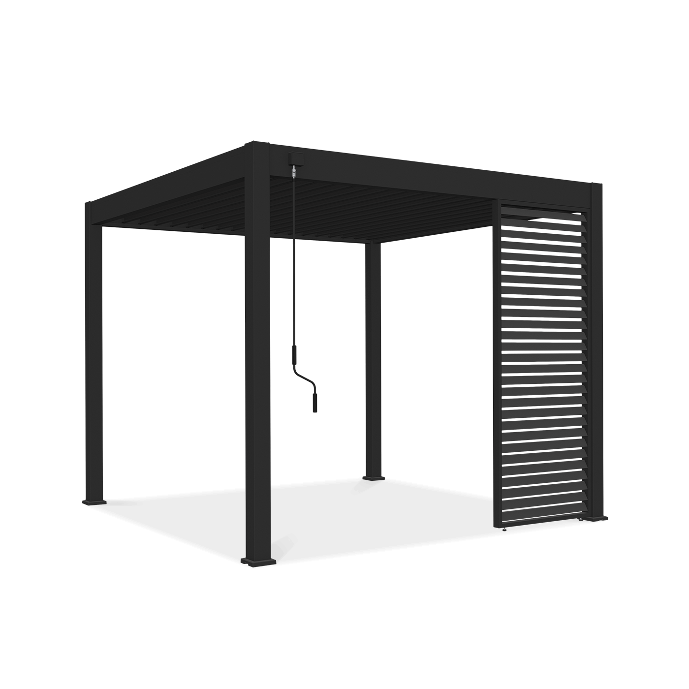Panel żaluzjowy poziomy do pergoli ELEGANCE/DELUXE/FUSION 1 m Anthracite - Gutroof