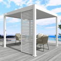 Panel żaluzjowy poziomy do pergoli ELEGANCE/DELUXE/FUSION 1.3 m White - Gutroof