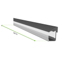 wymiary - oświetlenie LED do pergoli 3.6m x 2 Anthracite - Gutroof