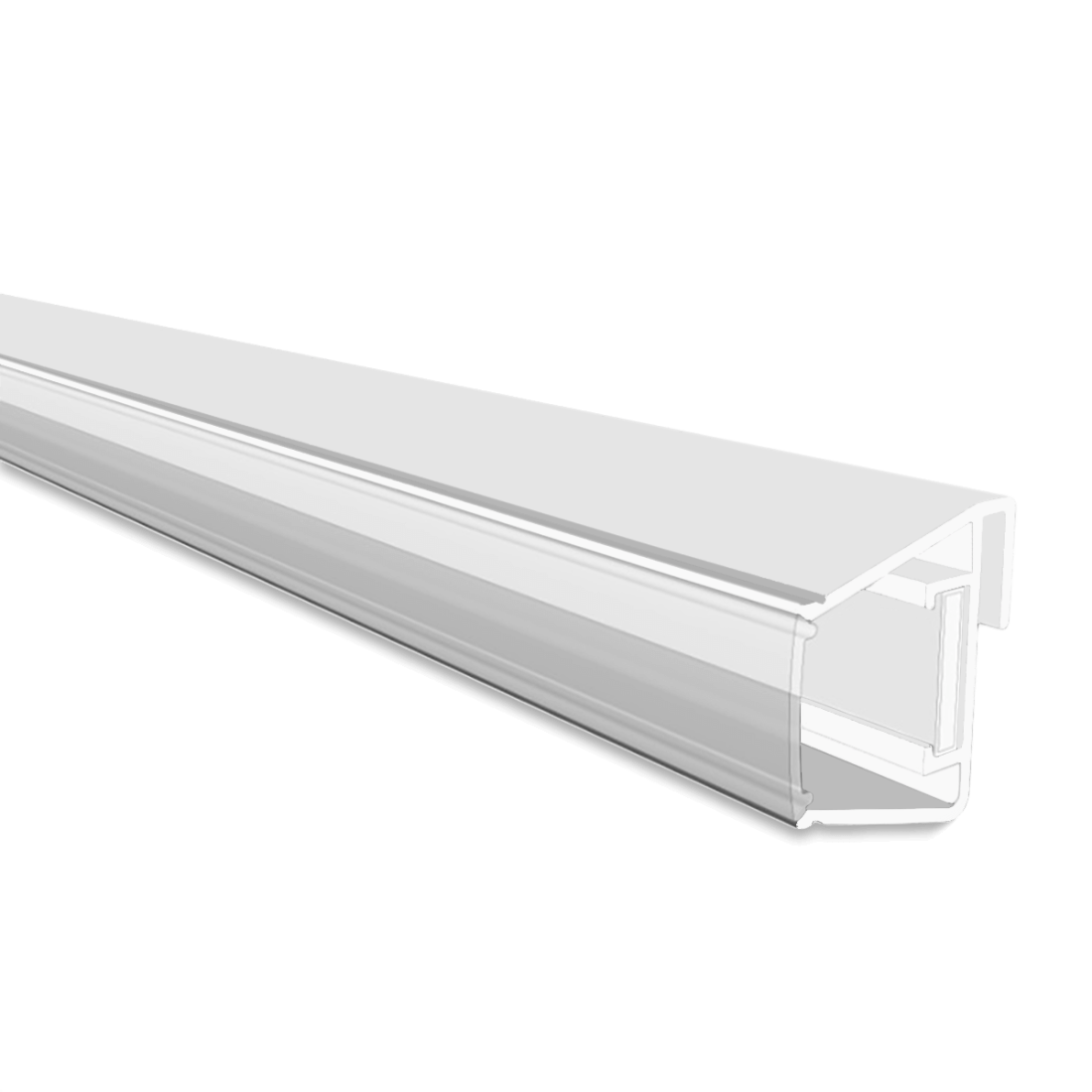 Aluminiowa listwa mocująca oraz dyfuzor do oświetlenia LED