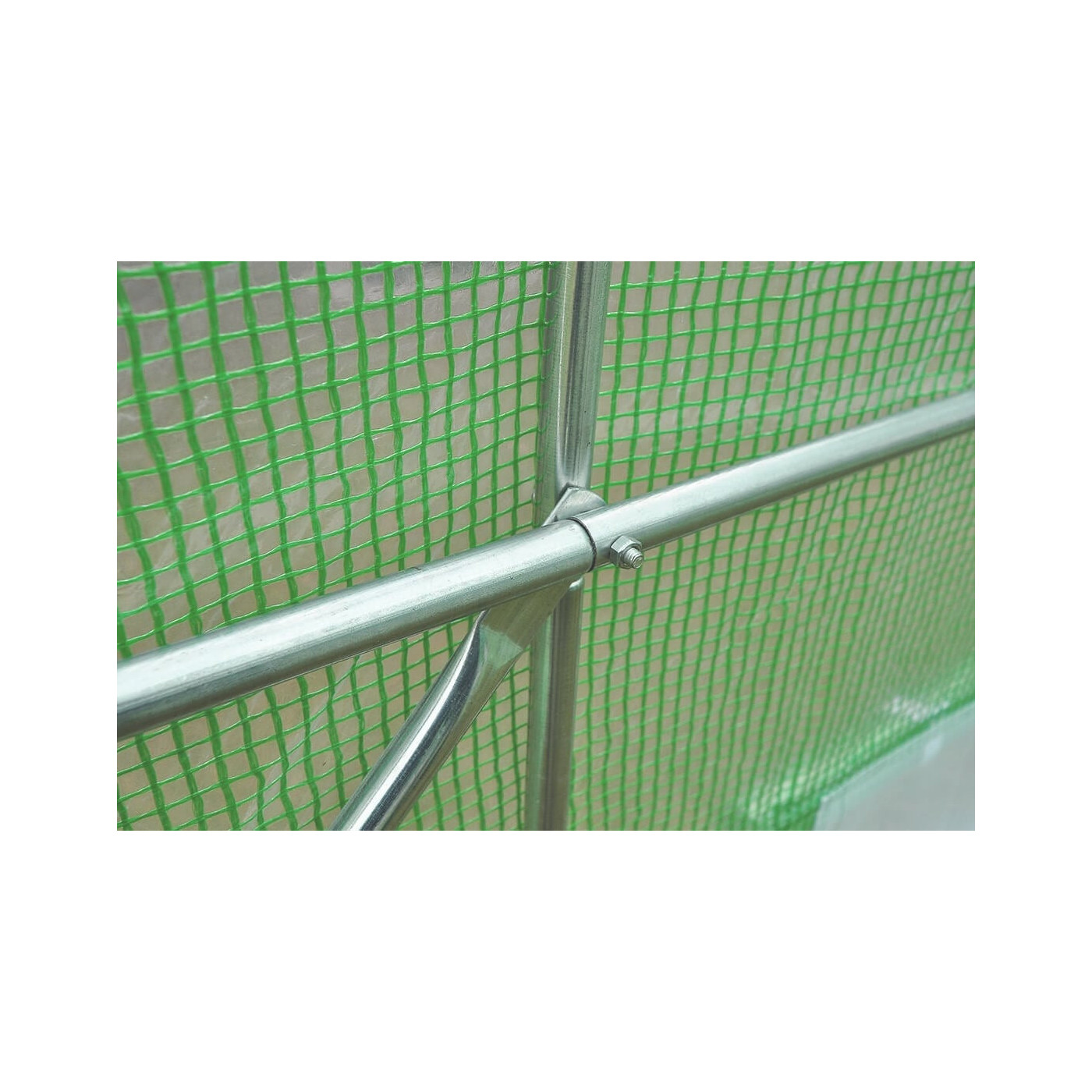 Solidne, ocynkowane profile wewnątrz tunelu ogrodowego 4x6x2 - Cultivo