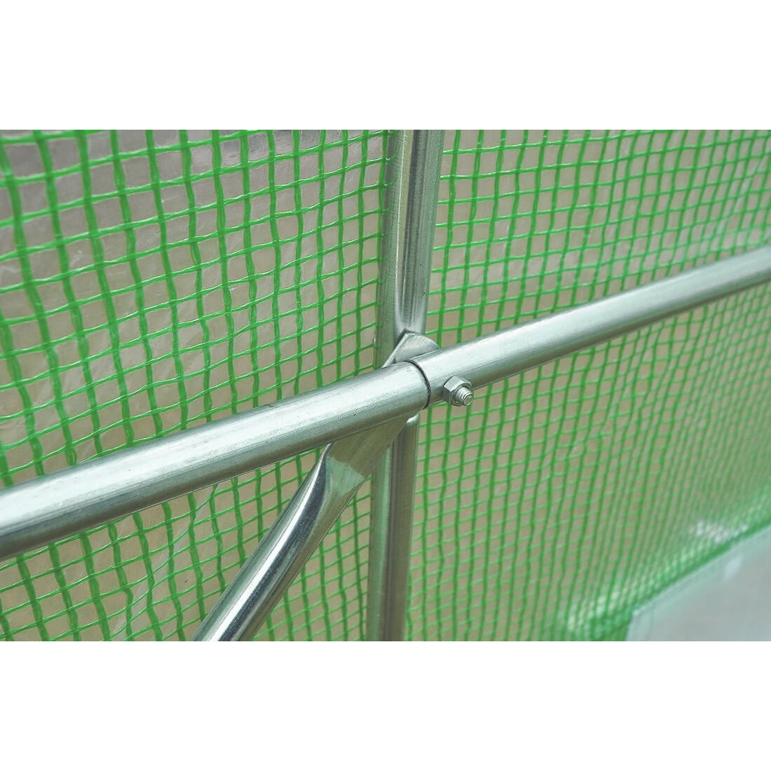 Solidne, ocynkowane profile wewnątrz tunelu ogrodowego 4x6x2 - Cultivo