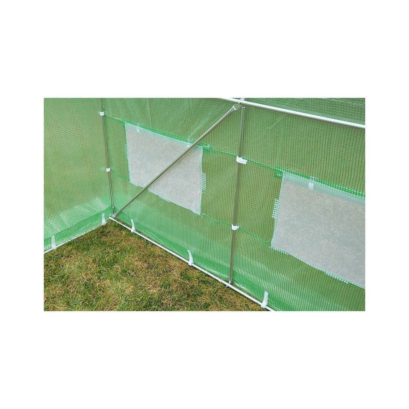 Okna z moskitierami w tunelu foliowym 4x6x2 Cultivo
