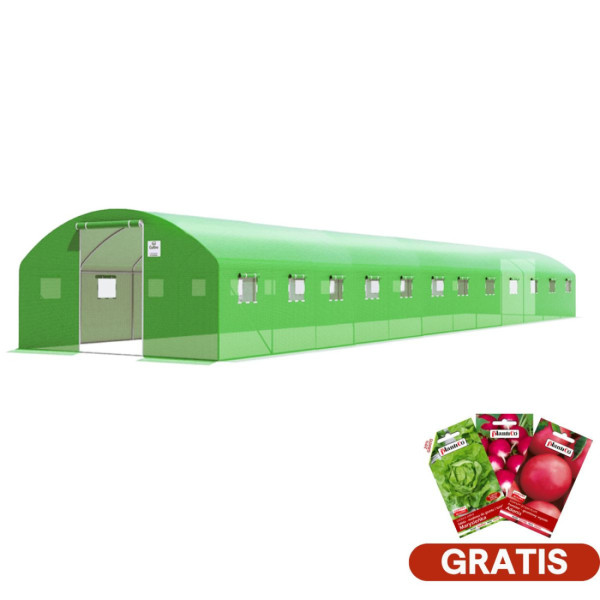 duży tunel na rozsady cultivo, 12 sekcji, nasiona gratis