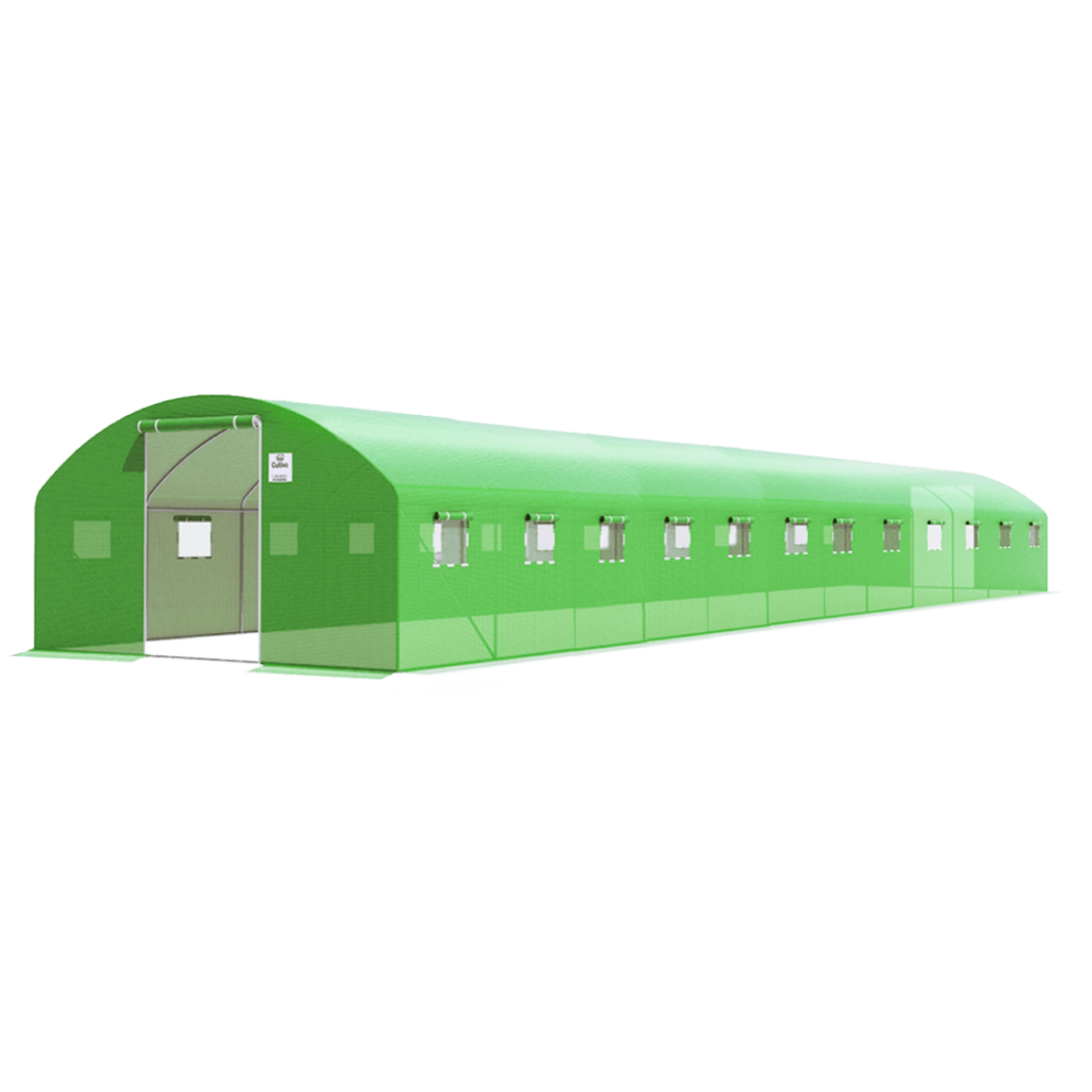 Zielony tunel na uprawy z podwójnymi drzwiami - Cultivo