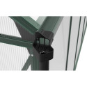 Aluminiowa szklarnia ogrodowa 183x303 Dark Green - Cultivo