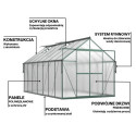 czarny element składowy systemu odprowadzania wody