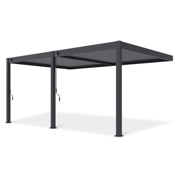  Pergola Przyścienna DELUXE Wall 3,6x5,3 Antracyt | Gutroof